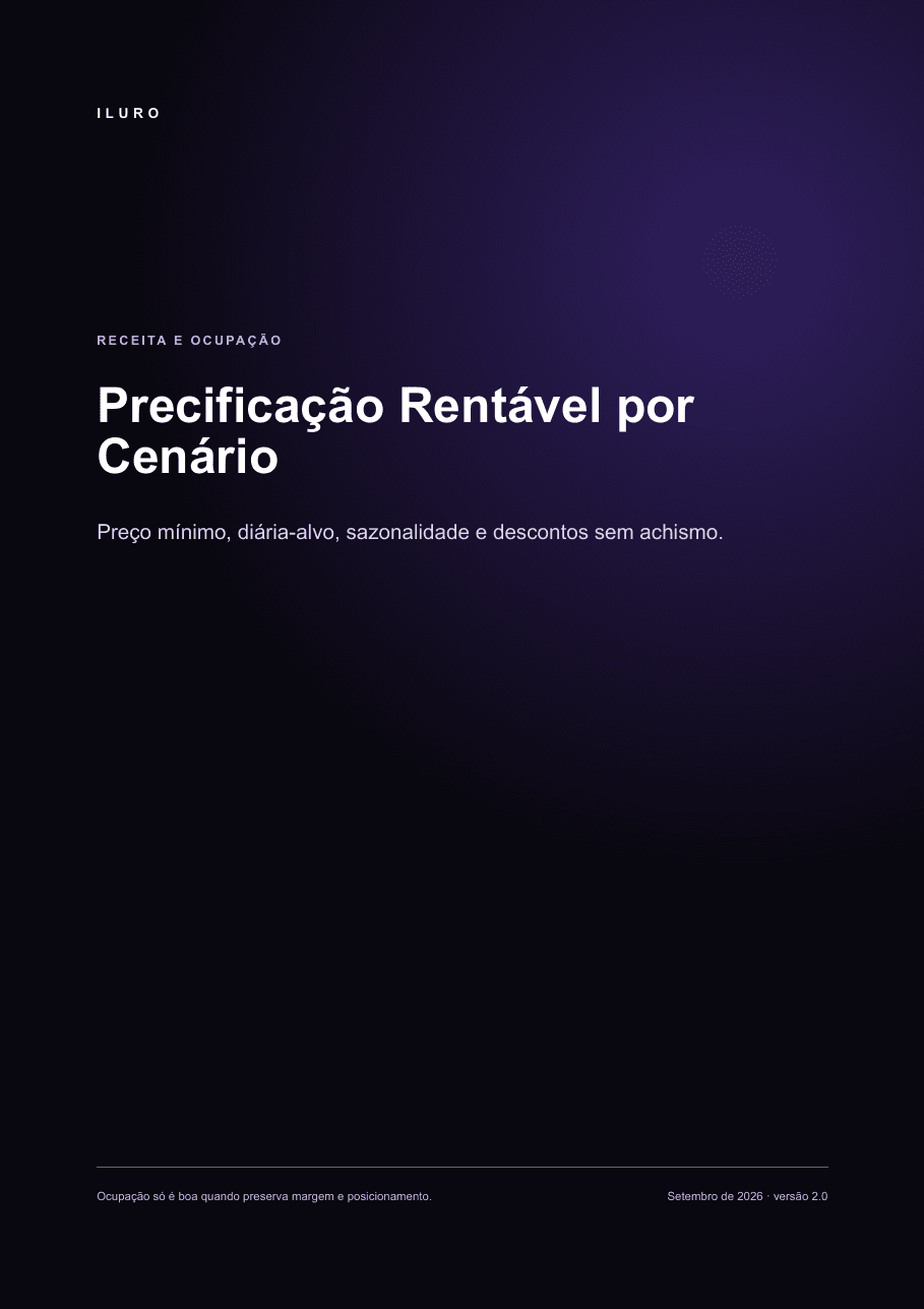 Capa do material Precificação Rentável por Cenário